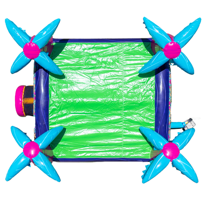 Teal Rippling Rush Bouncer