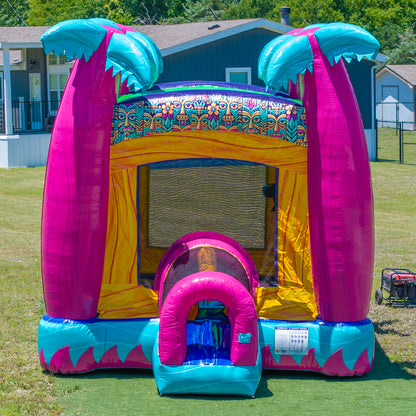 Teal Rippling Rush Bouncer