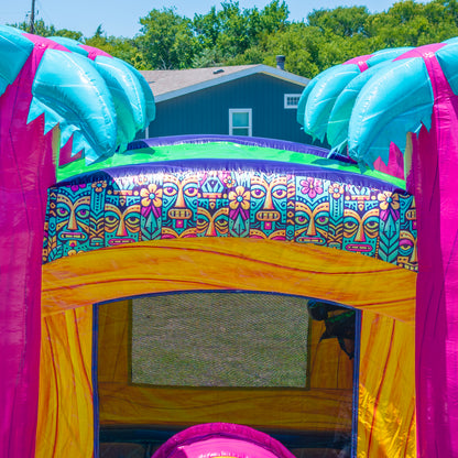 Teal Rippling Rush Bouncer