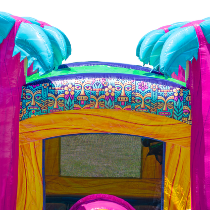 Teal Rippling Rush Bouncer