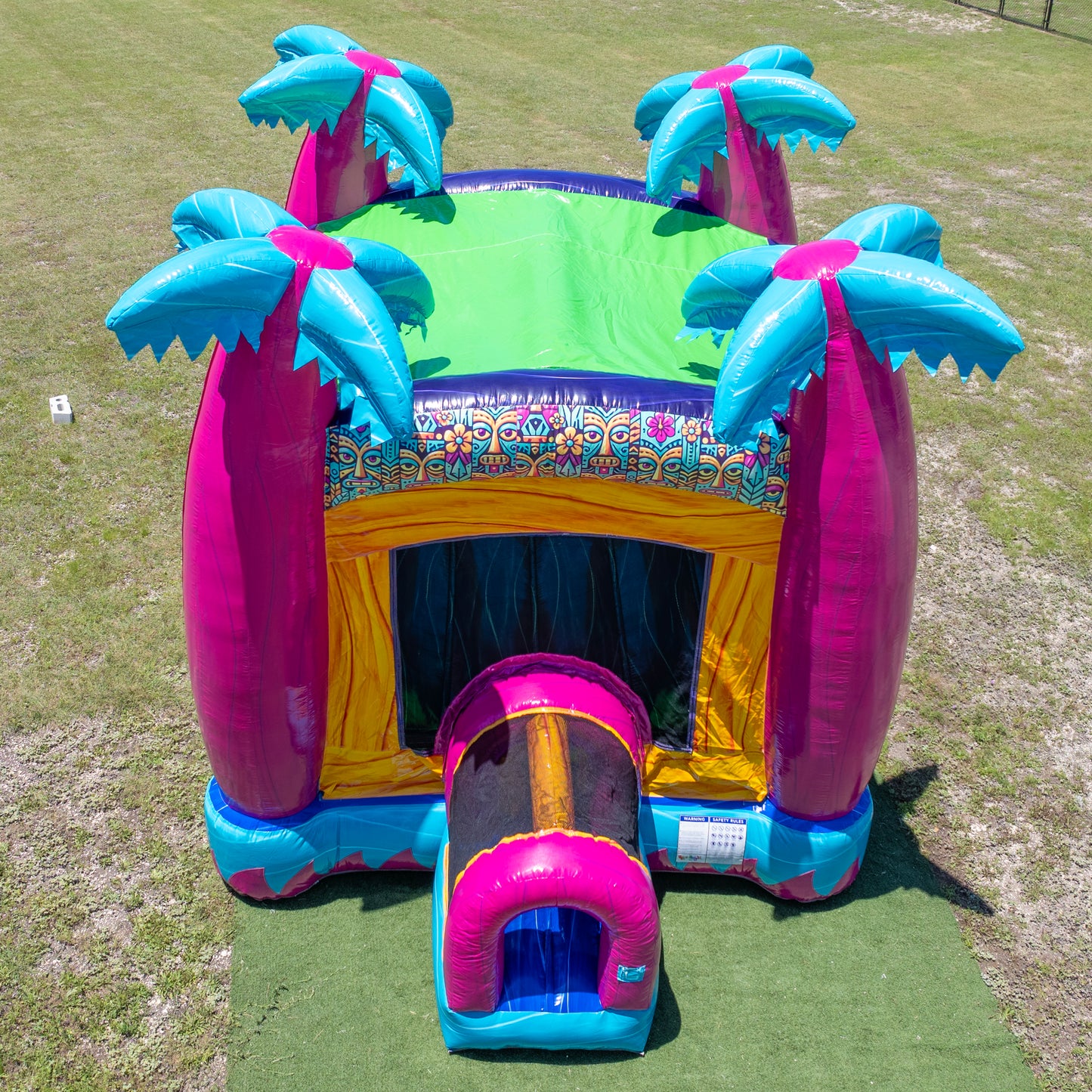 Teal Rippling Rush Bouncer
