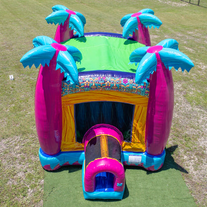 Teal Rippling Rush Bouncer