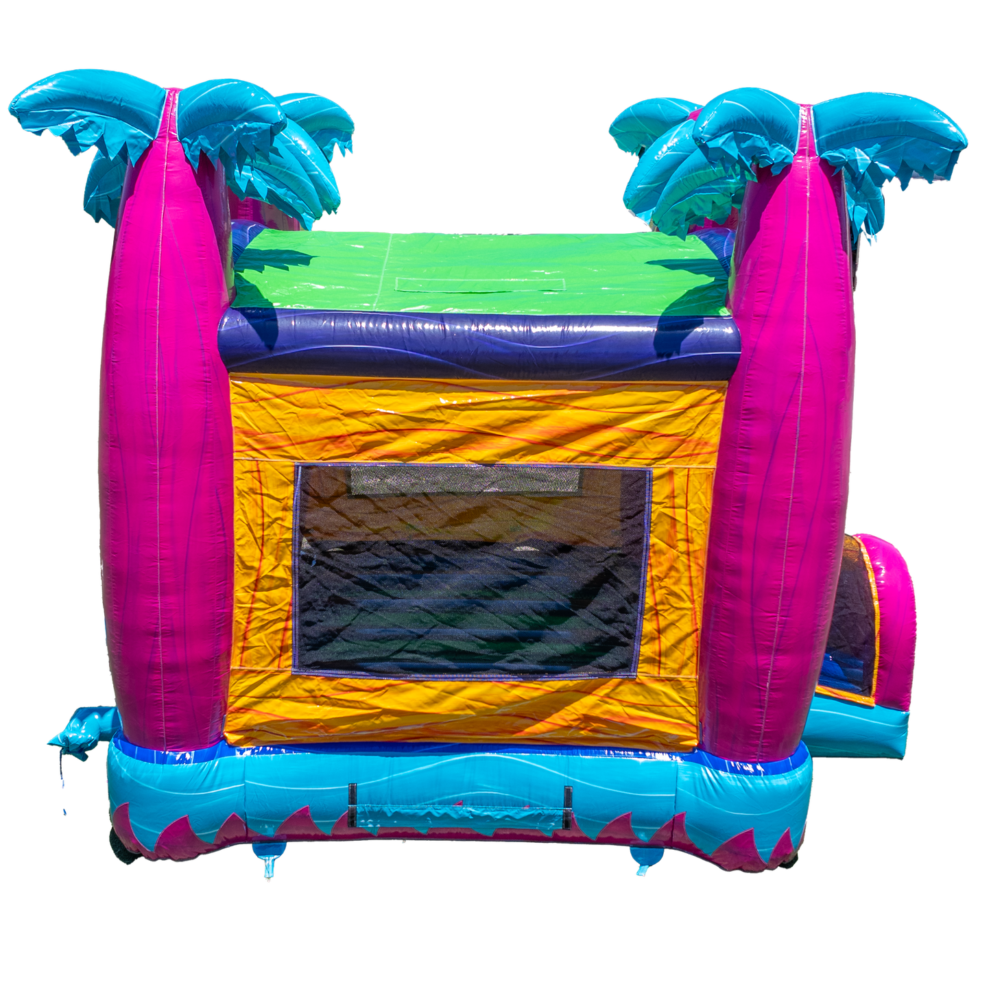 Teal Rippling Rush Bouncer