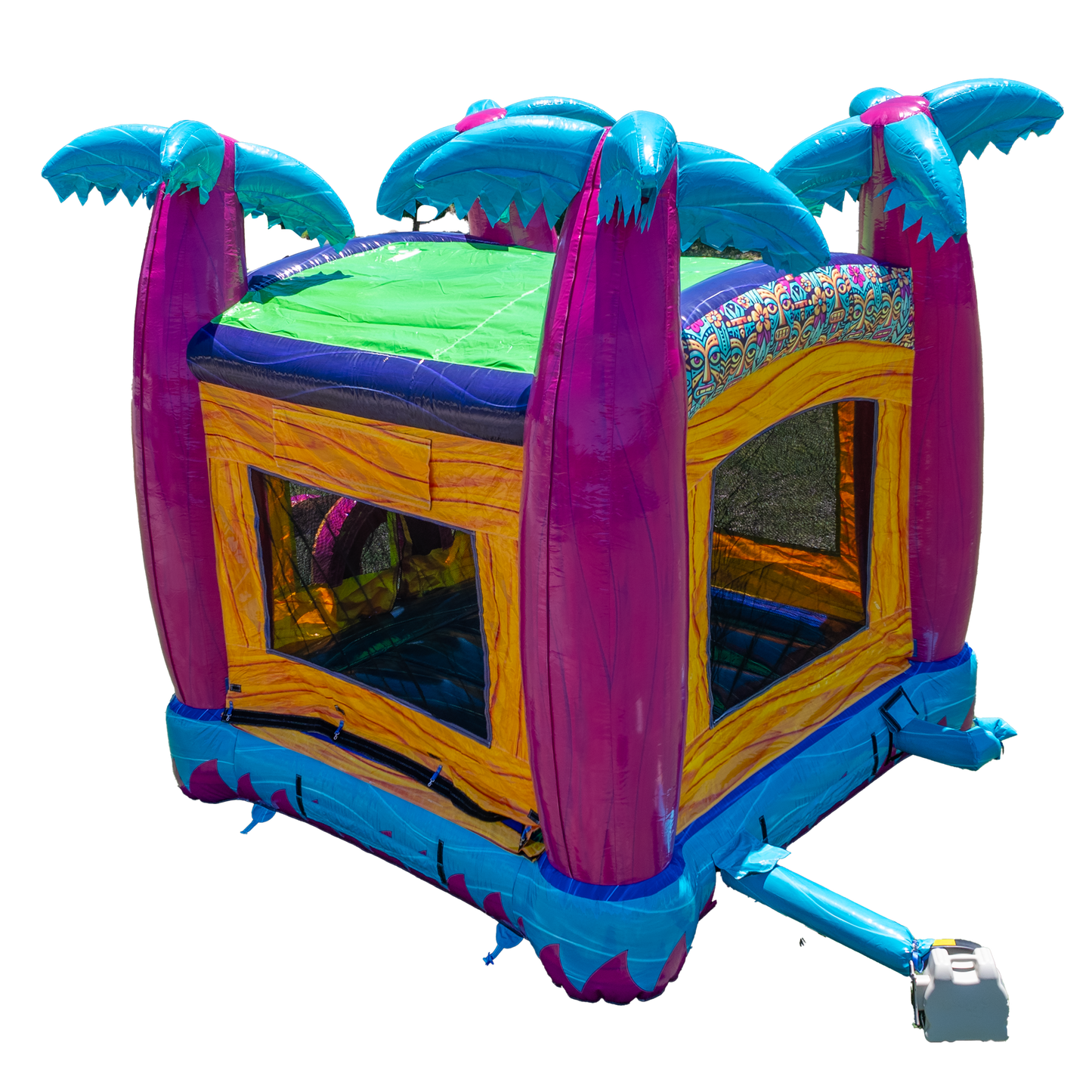 Teal Rippling Rush Bouncer