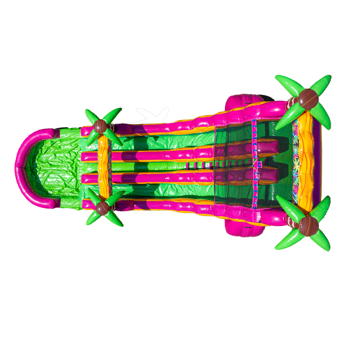 22FT Magenta Dual Lane Slide