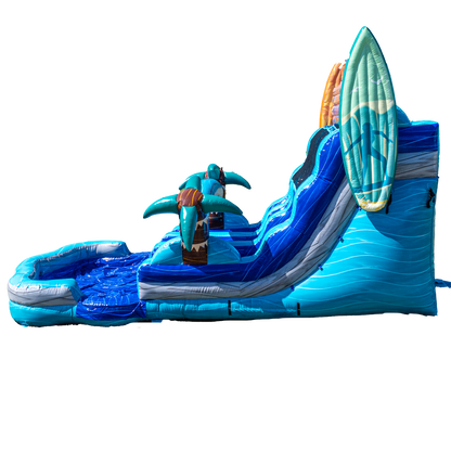 16FT Good Vibes Dual Lane Slide