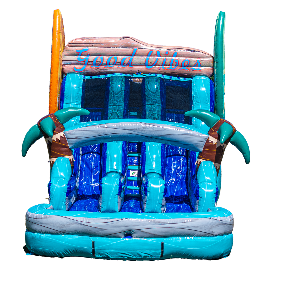 16FT Good Vibes Dual Lane Slide