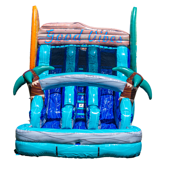 16FT Good Vibes Dual Lane Slide