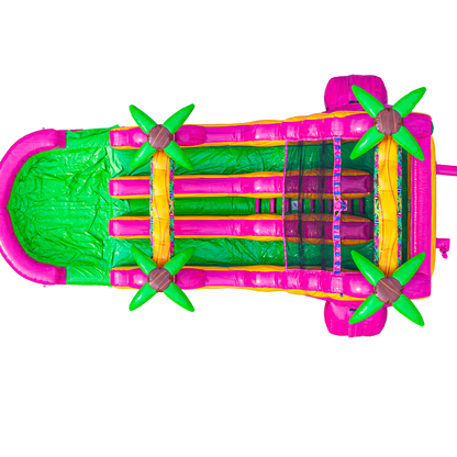 18FT Magenta Dual Lane Slide