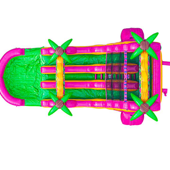 18FT Magenta Dual Lane Slide