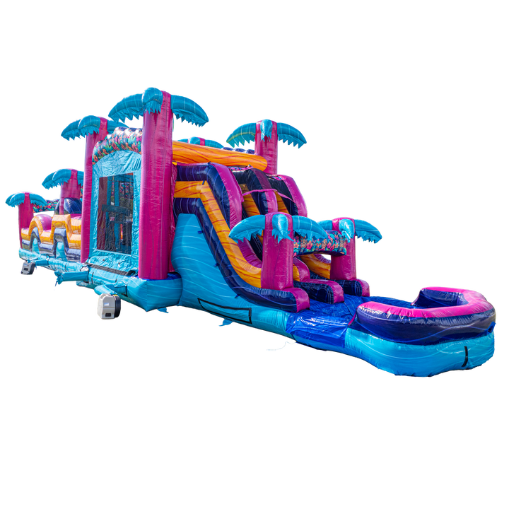 Teal Rippling Rush Combo Obstacle Course