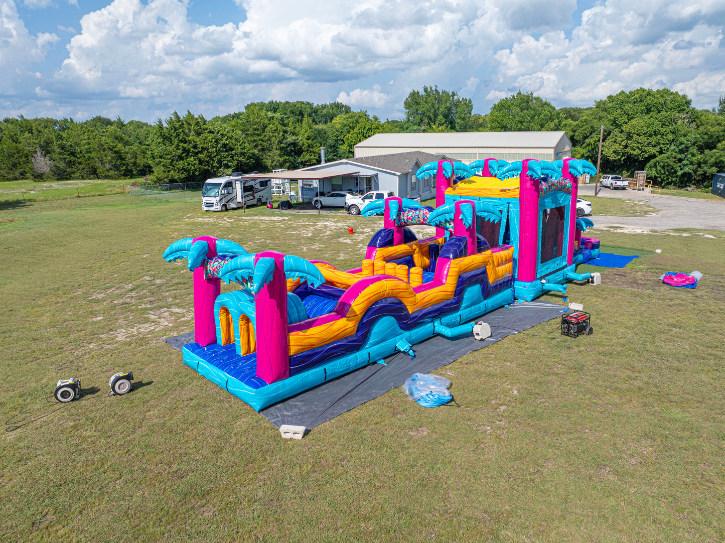 Aloha Splash Combo Obstacle Course