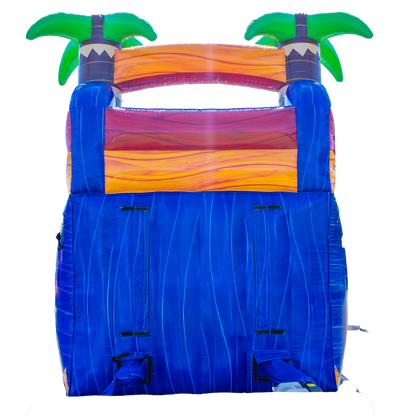 14FT Tropical Single Lane Slide