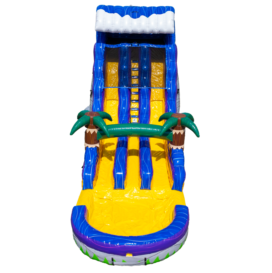 20FT Grey Surge Dual Lane Slide Center Climb