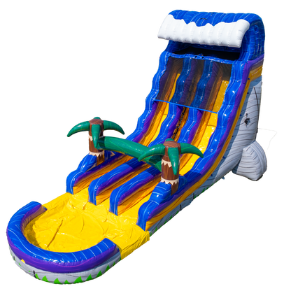 20FT Grey Surge Dual Lane Slide Center Climb