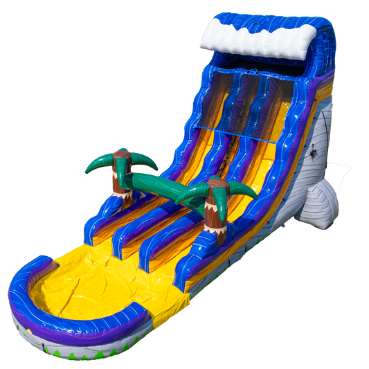 20FT Grey Surge Dual Lane Slide Center Climb