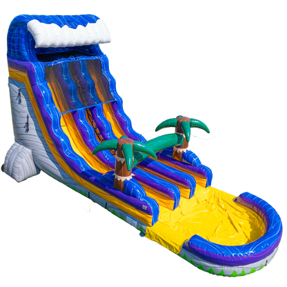 20FT Grey Surge Dual Lane Slide Center Climb