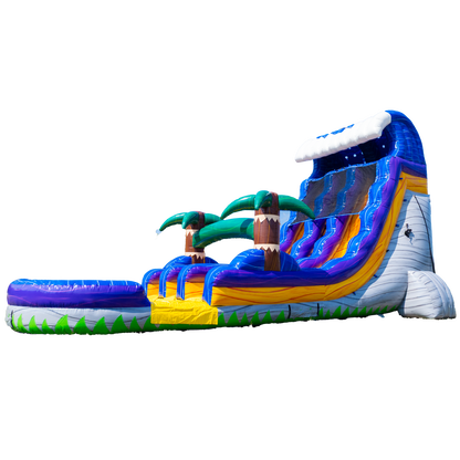 20FT Grey Surge Dual Lane Slide Center Climb