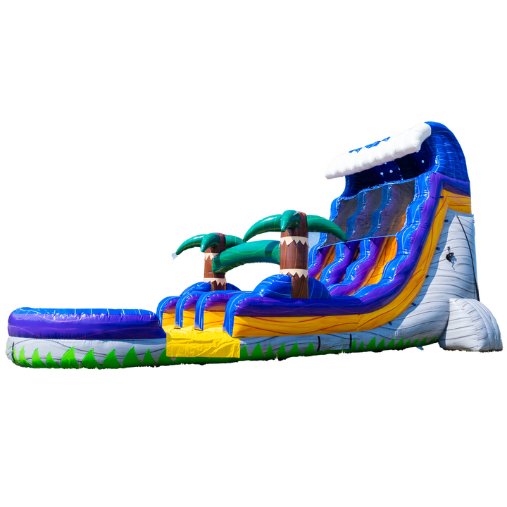 20FT Grey Surge Dual Lane Slide Center Climb
