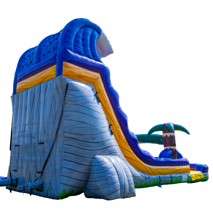 20FT Grey Surge Dual Lane Slide Center Climb