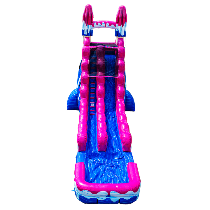 22FT Pink White and Cool Popsicle Single Lane Slide