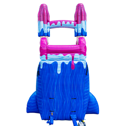 22FT Magenta Popsicle Single Lane Slide
