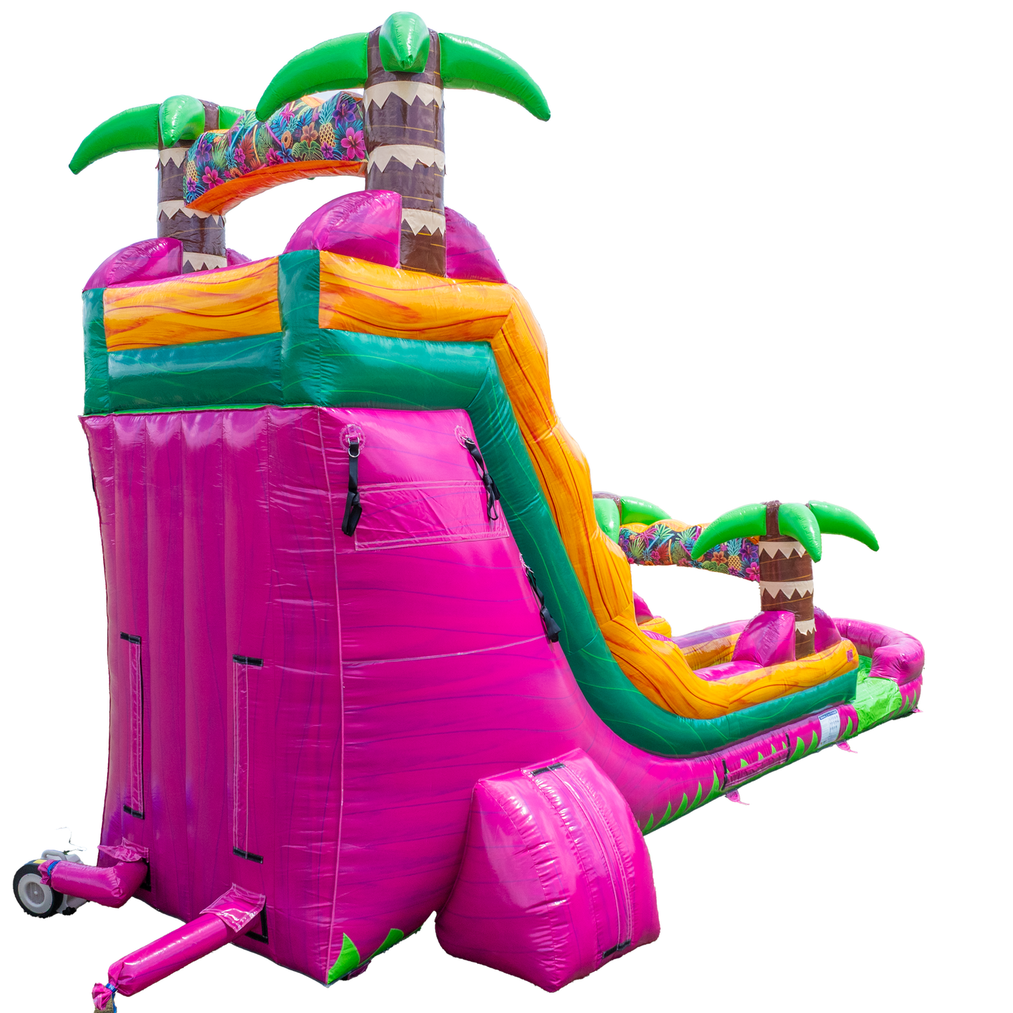 20FT Magenta Single Lane Slide