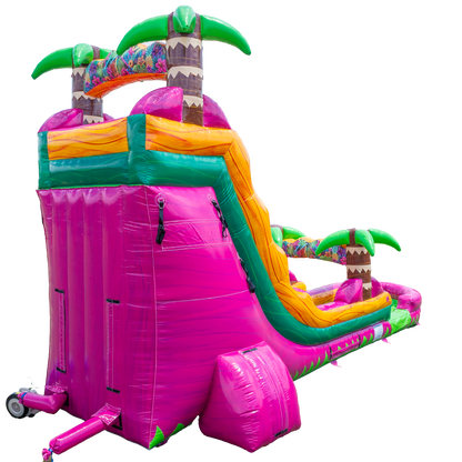 20FT Magenta Single Lane Slide