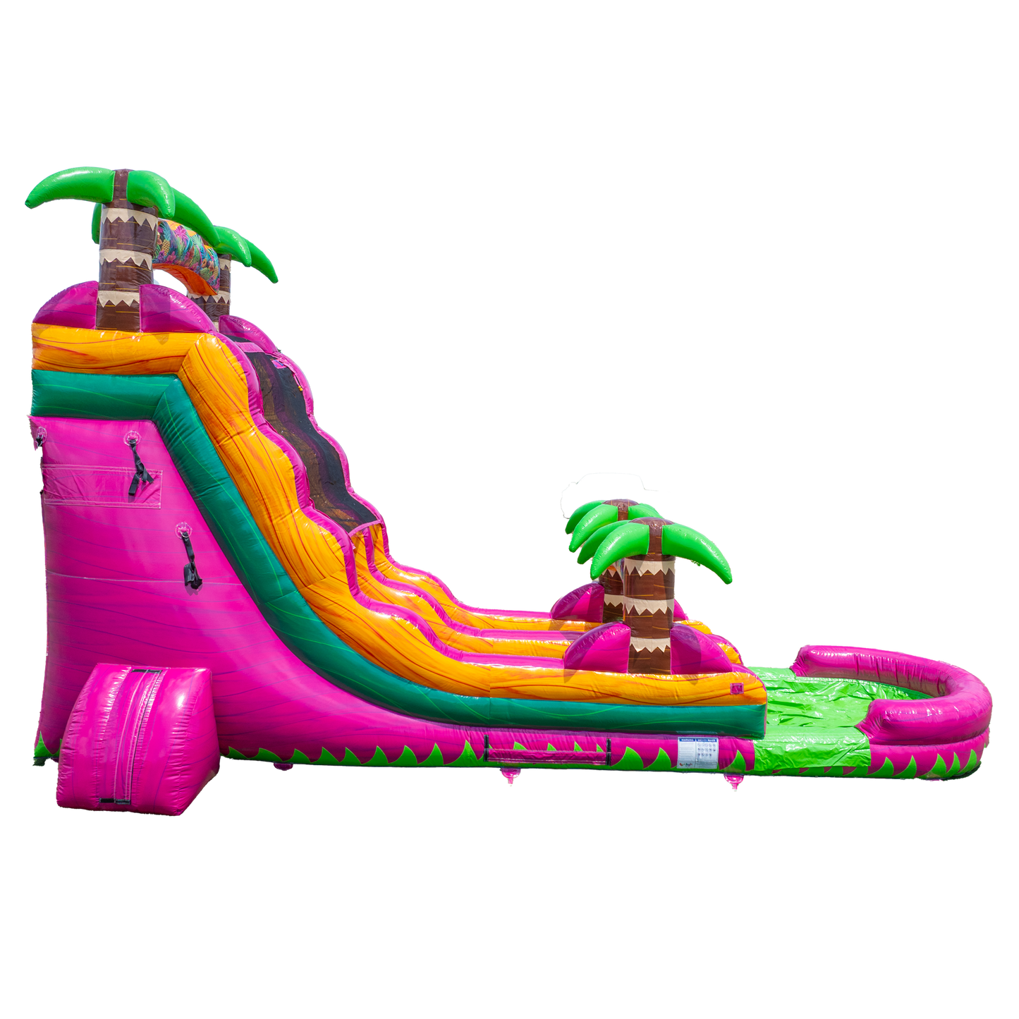 20FT Magenta Single Lane Slide