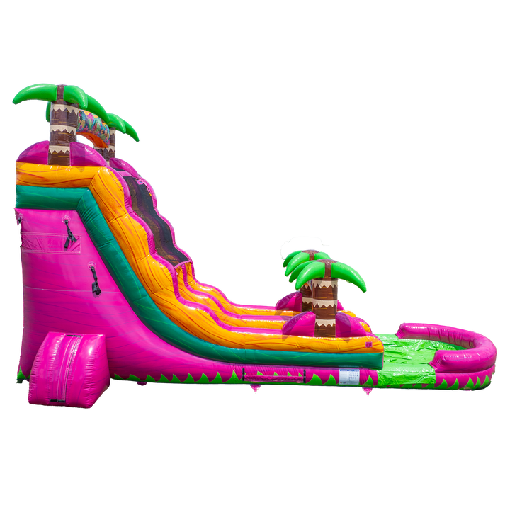 20FT Magenta Single Lane Slide