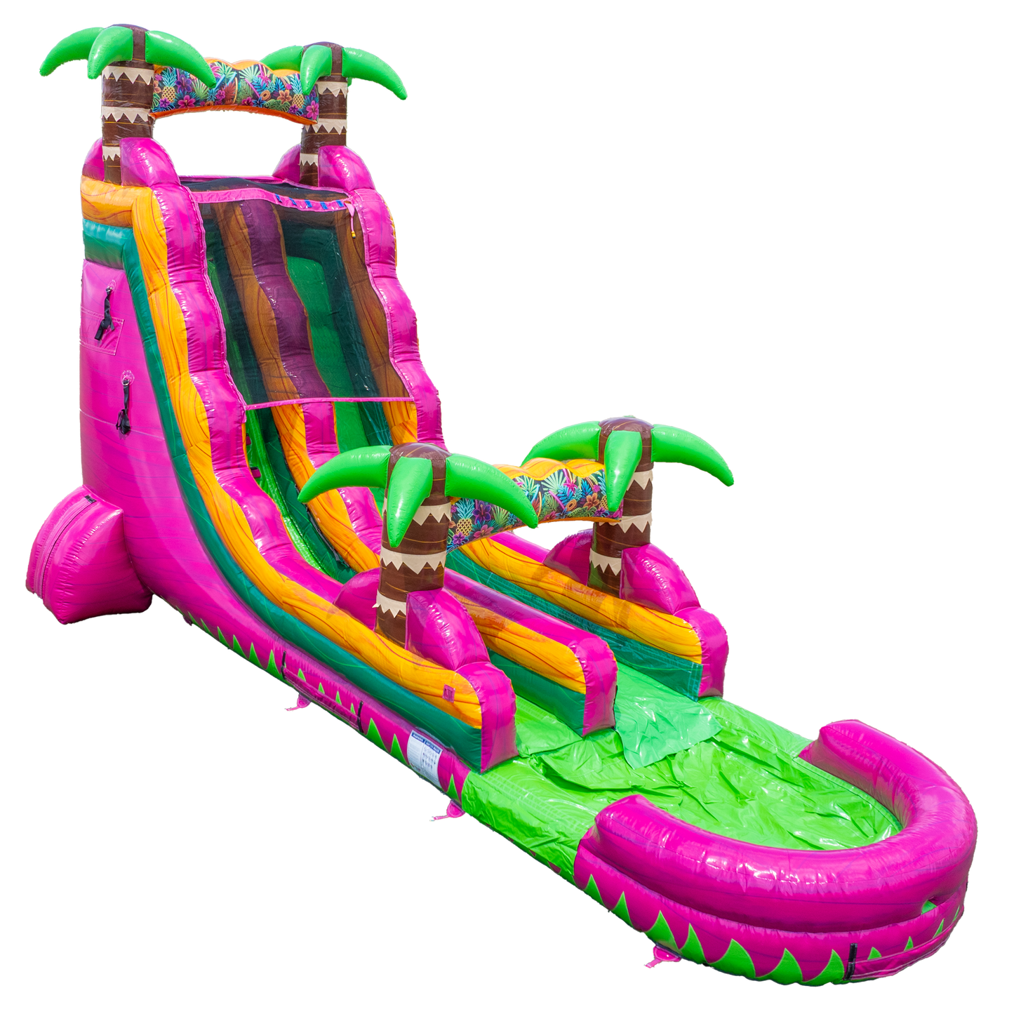 20FT Magenta Single Lane Slide