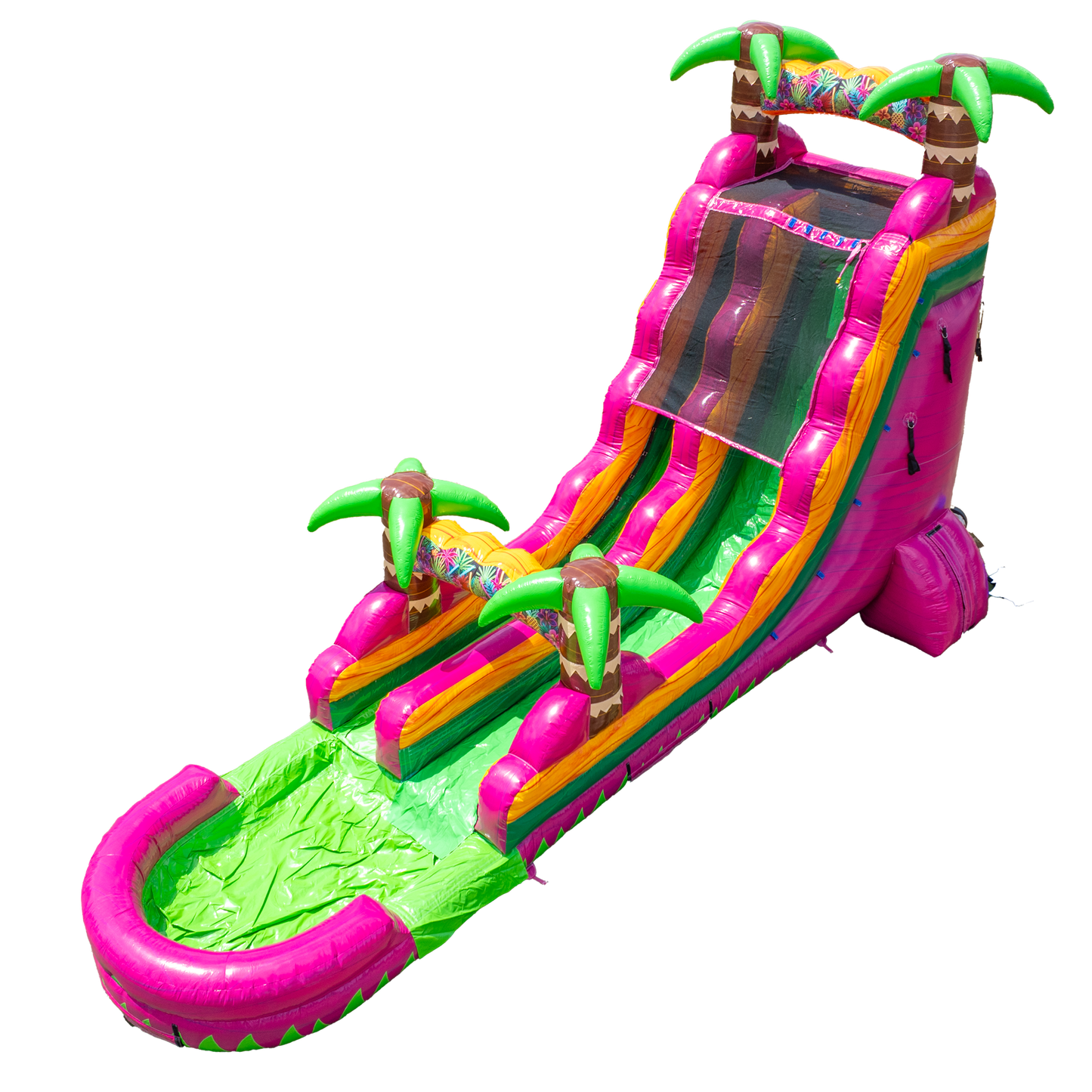 20FT Magenta Single Lane Slide