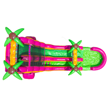 20FT Magenta Single Lane Slide