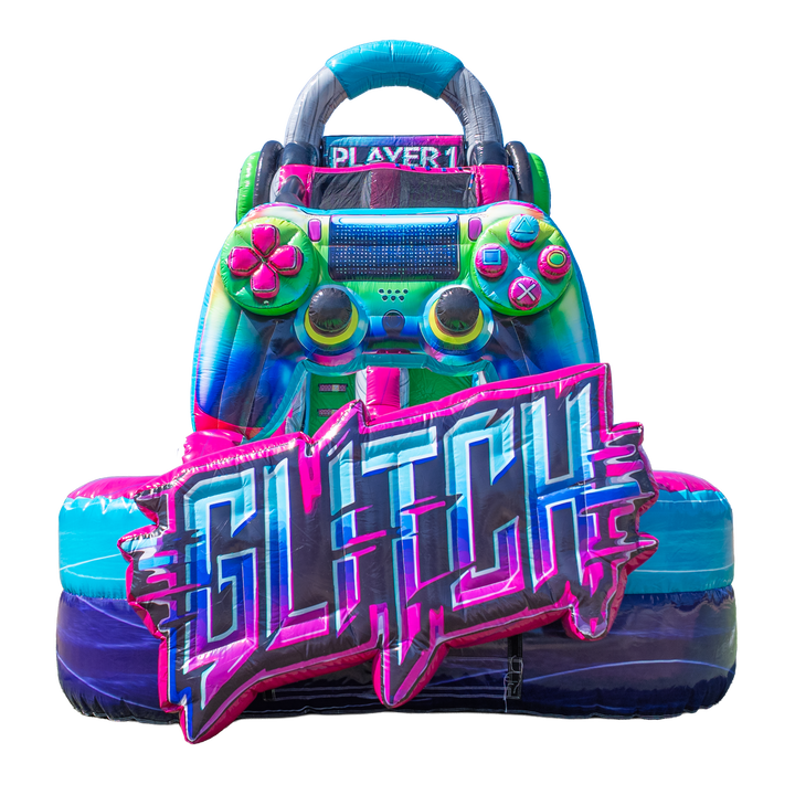 18FT Glitch Single Lane Slide PA/NJ Certified Version Splashpad