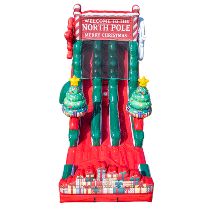 18ft Christmas Dual Slide with Lights