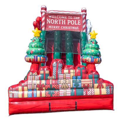 18ft Christmas Dual Slide with Lights