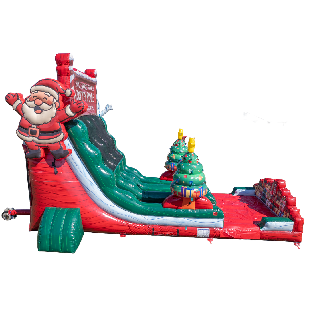 18ft Christmas Dual Slide with Light Holders
