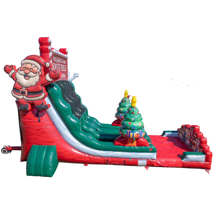 18ft Christmas Dual Slide with Light Holders