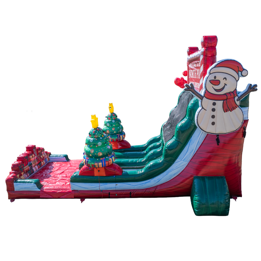 18ft Christmas Dual Slide with Light Holders