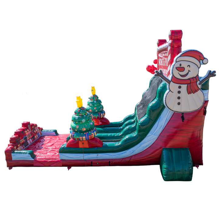 18ft Christmas Dual Slide with Light Holders