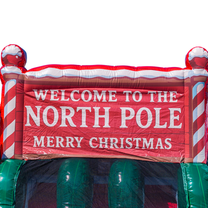 18ft Christmas Dual Slide with Lights