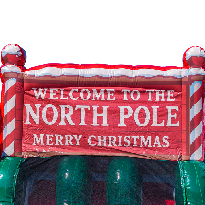 18ft Christmas Dual Slide with Light Holders