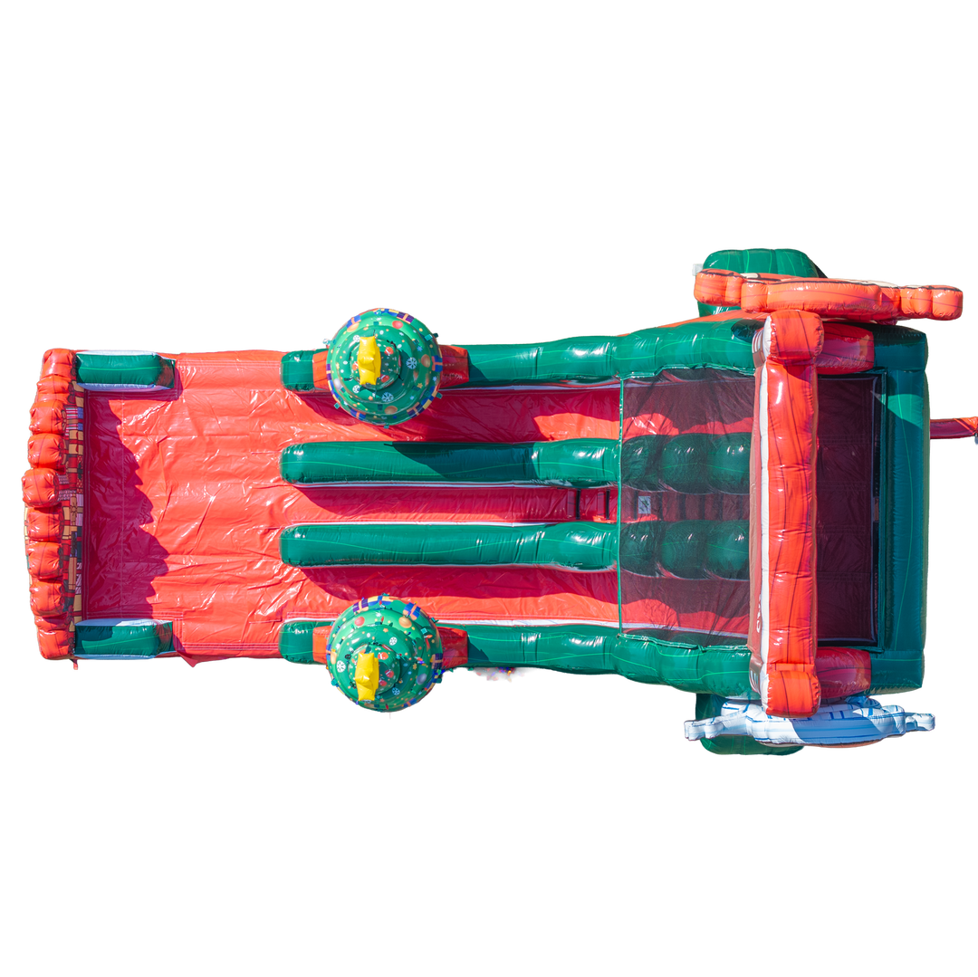 18ft Christmas Dual Slide with Light Holders