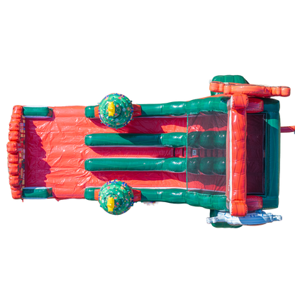 18ft Christmas Dual Slide with Lights