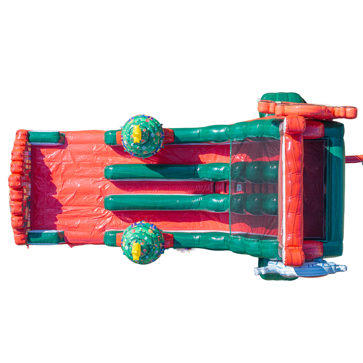 18ft Christmas Dual Slide with Light Holders
