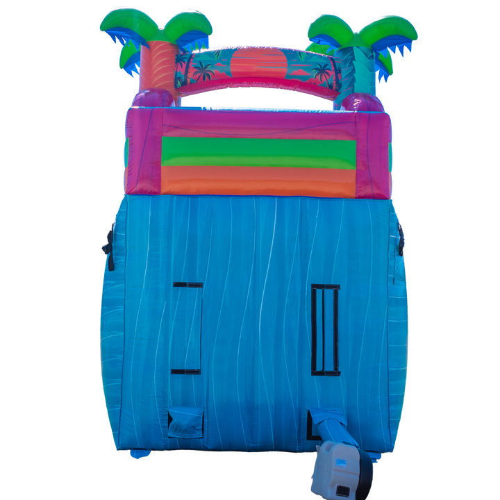 16FT Electric Tropics Single Lane Slide