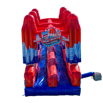 Red White and Cool Dual Slip N Slide