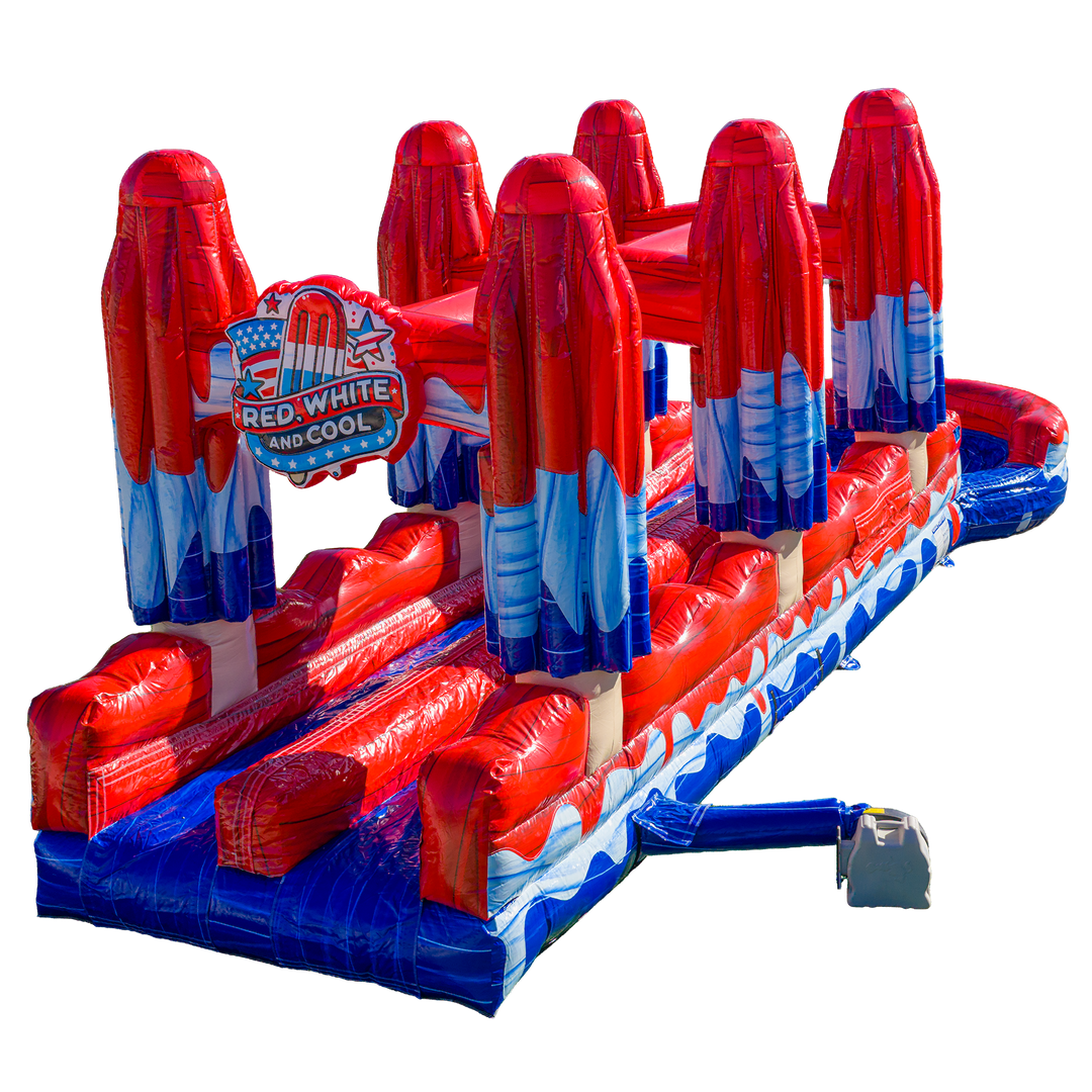 Red White and Cool Dual Slip N Slide