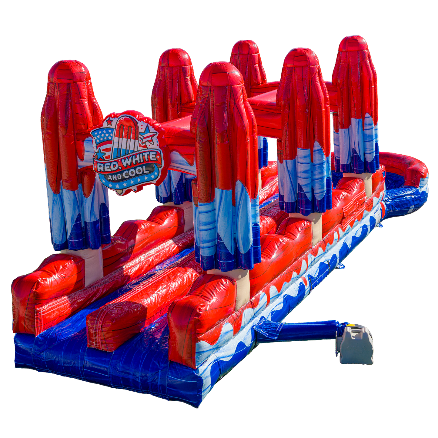 Red White and Cool Dual Slip N Slide