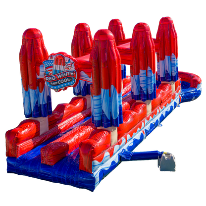 Red White and Cool Dual Slip N Slide